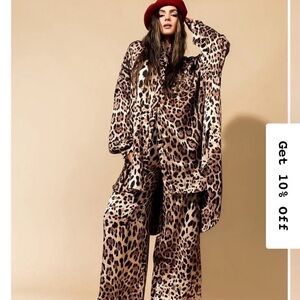 Dressed in LALA Leopard Print Jumpsuit